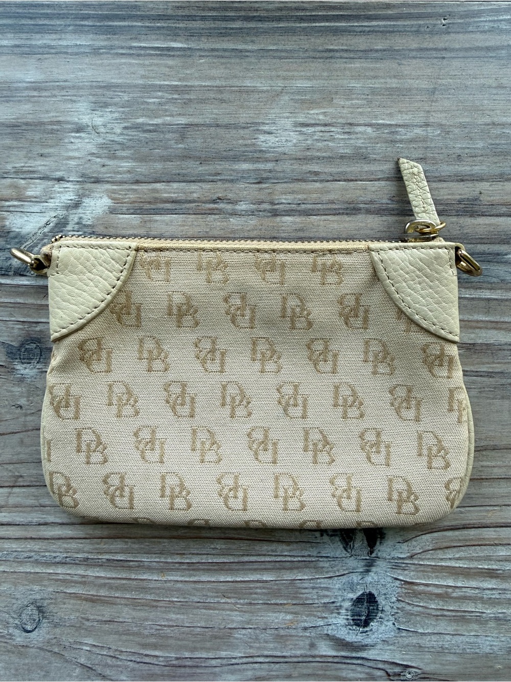 Dooney & Bourke Monogram Canvas Mini Pouch – 6x4